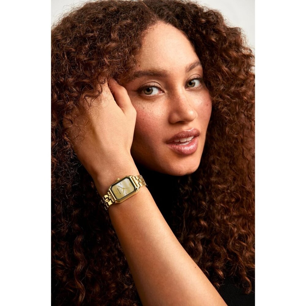 Women's Gold Stainless Steel Water Resistant Bracelet Adjustable Watch - Picture 4 of 9